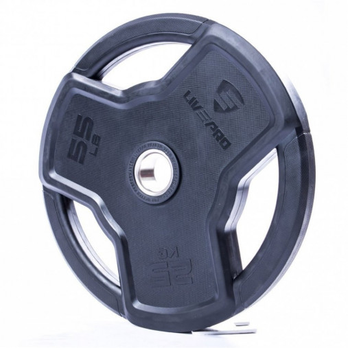 Обрезиненный диск LIVEPRO Premium Rubber 10 кг, черный Обрезиненный диск LIVEPRO Premium Rubber 10 кг, черный