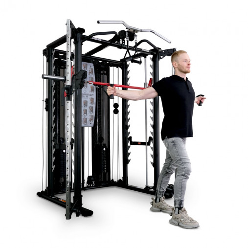 Многофункциональный силовой комплекс Inspire SCS Functional Trainer на базе Машины Смита с грузоблоками и турником