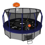 Батут UNIX line SUPREME GAME 14 ft + Basketball Батут UNIX line SUPREME GAME 14 ft + Basketball