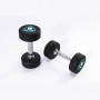 Гантели в уретане LIVEPRO Studio Dumbbells 1 кг, черный/синий