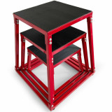 Комплект тумб UNIX Fit PRO для прыжков плиобокс 3 шт.