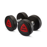 ZIVA Гантель 36 кг серии ZVO резиновое покрытие красная вставка ZIVA Гантель 36 кг серии ZVO резиновое покрытие красная вставка