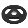 Диск олимпийский BRONZE GYM обрезиненный 15 кг с тремя хватами