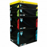 Плиометрический бокс LIVEPRO Soft Plyometric Box 914 x 762 x 152 мм, черный/желтый