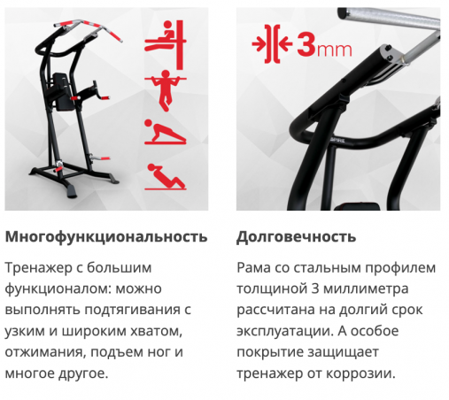 Многофункциональный силовой турник Inspire VKR (VKR1.2B) Многофункциональный силовой турник Inspire VKR (VKR1.2B)