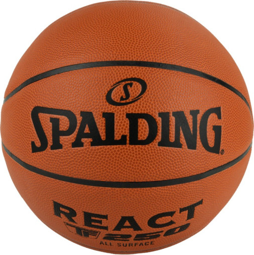 Мяч баскетбольный Spalding TF-250 React FIBA р. 7, арт. 76-801Z Мяч баскетбольный Spalding TF-250 React FIBA р. 7, арт. 76-801Z