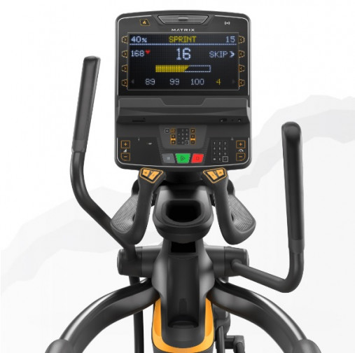 Эллиптический тренажер Matrix Performance Ascent Trainer (с изменяющимся углом наклона и длиной шага) с консолью Premium LED Эллиптический тренажер Matrix Performance Ascent Trainer (с изменяющимся углом наклона и длиной шага) с консолью Premium LED