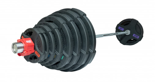 Штанга олимпийская наборная 180 кг OFT (диски 50 мм с двумя хватами (2hgp), усил. гриф олимп. хром. 220 см) Штанга олимпийская наборная 180 кг OFT (диски 50 мм с двумя хватами (2hgp), усил. гриф олимп. хром. 220 см)