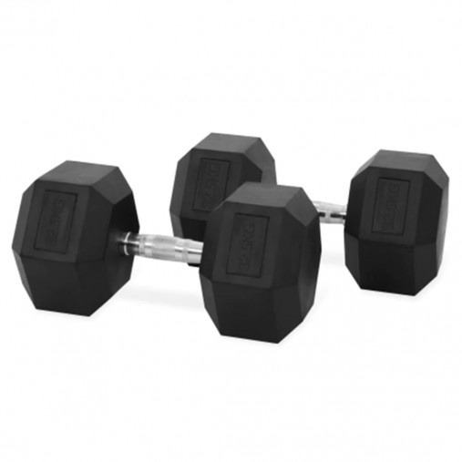 Гантель 32,5 кг гексагональная VictoryFit VF-H325 обрезиненная Гантель 32,5 кг гексагональная VictoryFit VF-H325 обрезиненная
