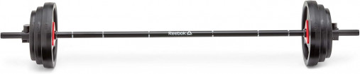 Штанга разборная для аэробики REEBOK Weight Set, 20 кг (гриф 140 см, втулка 25мм, хват 25 мм) Штанга разборная для аэробики REEBOK Weight Set, 20 кг (гриф 140 см, втулка 25мм, хват 25 мм)