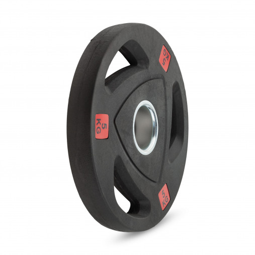 Диск 51 мм. NEO полиуретановый с 3-мя хватами VictoryFit олимпийский 5 кг