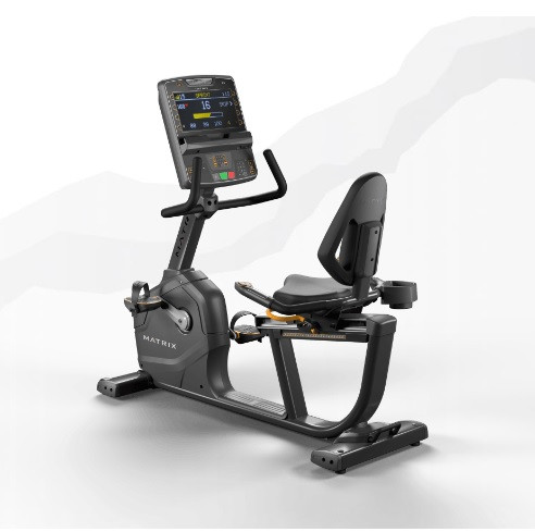 Горизонтальный велотренажер Matrix Endurance. Консоль Premium LED