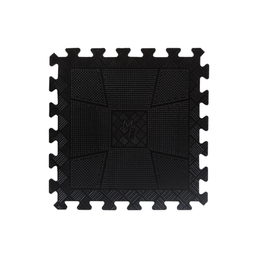 Коврик резиновый черный, 40 x 40 см, толщина 20 мм. MB Barbell