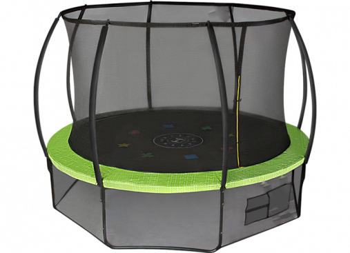 Батут Hasttings Air Game 12FT (3,66 м) с внутренней сеткой и двухсторонним защитным матом (зеленый/синий) Батут Hasttings Air Game 12FT (3,66 м) с внутренней сеткой и двухсторонним защитным матом (зеленый/синий)