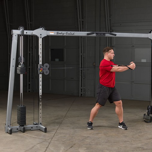 Кроссовер регулируемый Body-Solid ProClub GDCC250G с двумя весовыми стеками по 73 кг Кроссовер регулируемый Body-Solid ProClub GDCC250G с двумя весовыми стеками по 73 кг