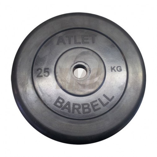 Набор обрезиненных дисков, черные MB Barbell, D-51 мм, 1,25-25 кг, АТЛЕТ (общий вес 157,5 кг) Набор обрезиненных дисков, черные MB Barbell, D-51 мм, 1,25-25 кг, АТЛЕТ (общий вес 157,5 кг)