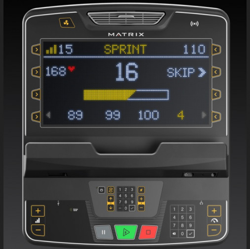 Вертикальный велотренажер Matrix Lifestyle. Консоль Premium LED Вертикальный велотренажер Matrix Lifestyle. Консоль Premium LED