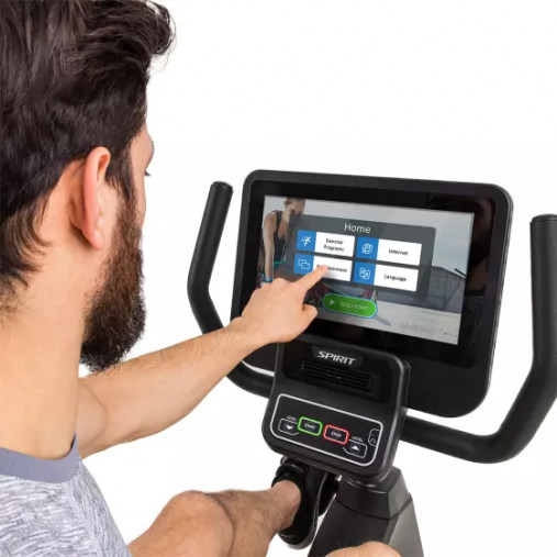 Велотренажер с горизонтальной посадкой SPIRIT CR800ENT+ Велотренажер с горизонтальной посадкой SPIRIT CR800ENT+