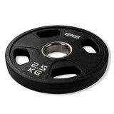 Диск олимпийский обрезиненный черный 2,5 кг BRONZE GYM
