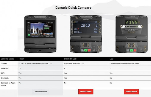 Степпер Matrix Endurance. Консоль Touch Степпер Matrix Endurance. Консоль Touch