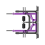 Становая тяга серии Peach Builder PB411 Multi Deadlift тренажер на свободных весах