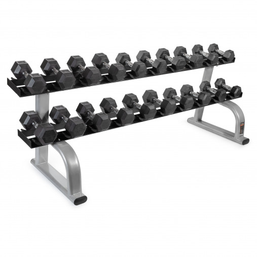 Стойка для гантелей на 10 пар VictoryFit VF-D4023 двухрядная Стойка для гантелей на 10 пар VictoryFit VF-D4023 двухрядная