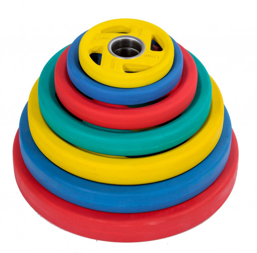 Диск обрезиненный PROFI-FIT олимпийский FASSION D-51, 20 кг (синий)